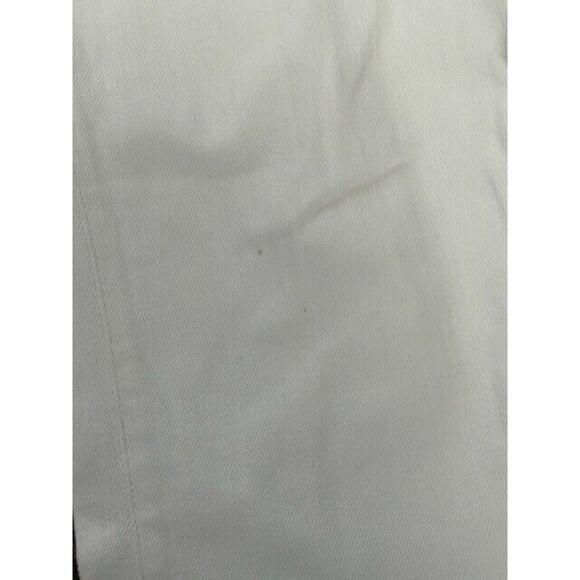 Lilly Pulitzer Main Line Straight Leg Jeans Mid Rise Pockets Denim White Size 4 - Picture 3 of 15